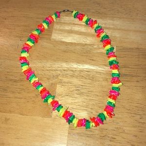 Multicolor neon necklace